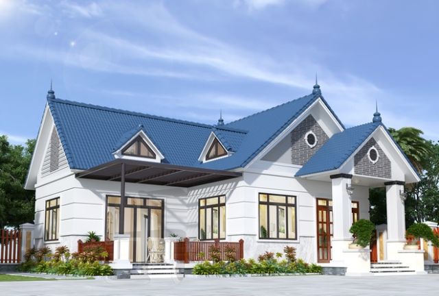 nhà cấp 4 mái thái