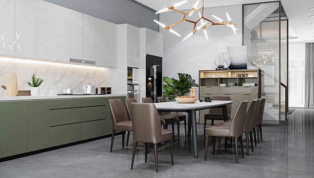 Phòng bếp nhà anh vinh