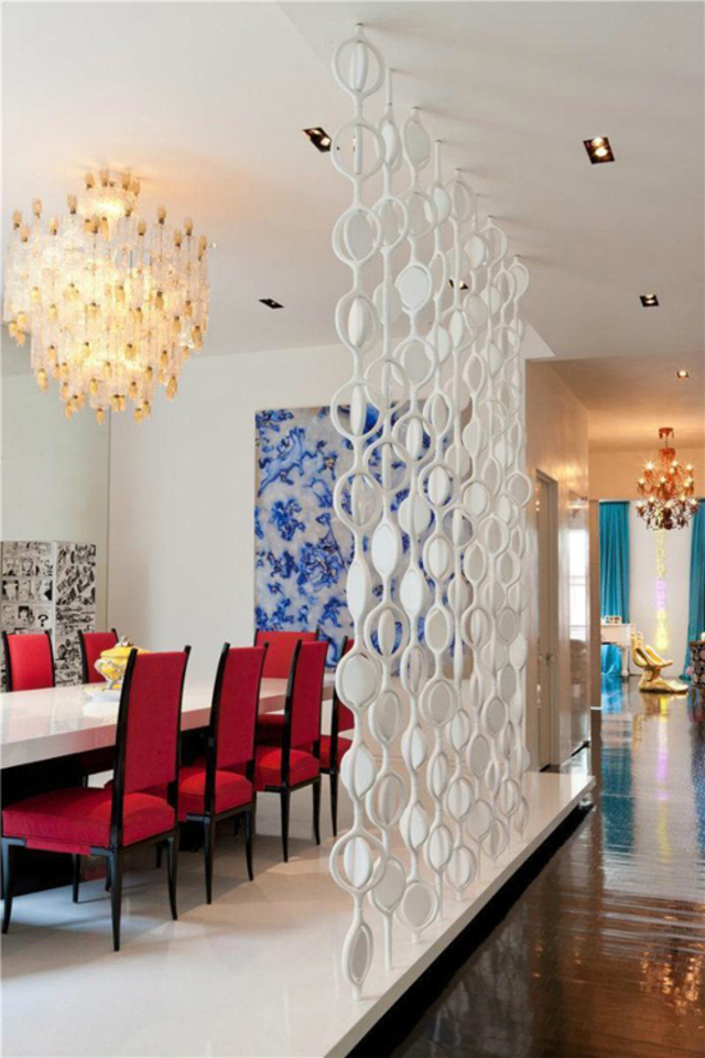 vách ngăn bằng rèm