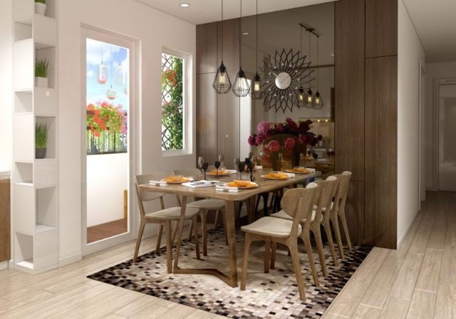 mẫu gương đẹp, cực phù hợp với không gian phòng bếp