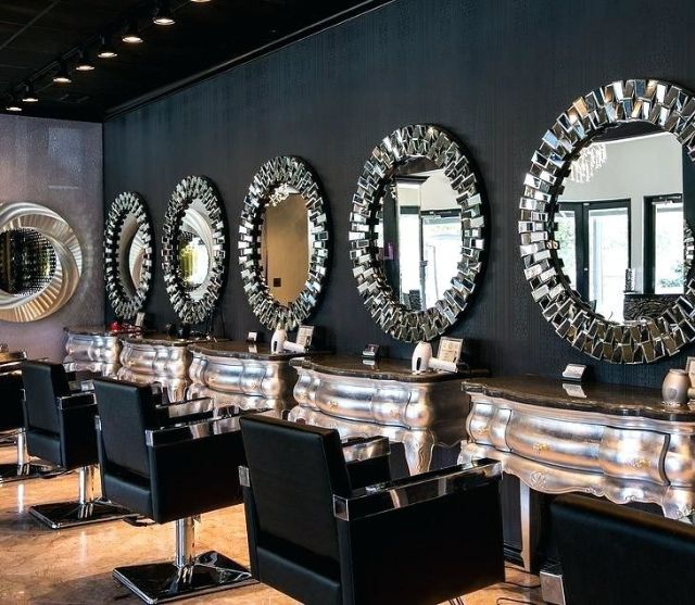 Một số mẫu gương trang trí dùng cho salon 
