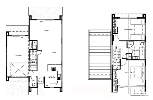 Bản vẽ nhà vệ sinh dưới gầm cầu thang 1