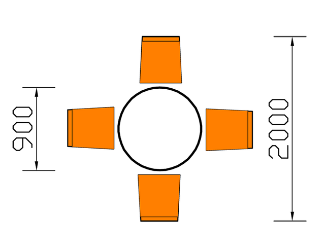 Kích thước bàn ăn hình tròn