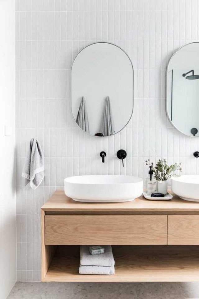 mẫu nội thất gỗ sồi phòng tắm 1