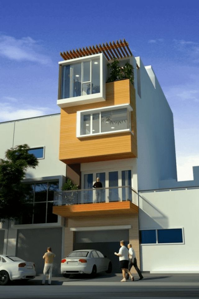 Xây nhà 2 tầng giá 500 triệu chứa phòng làm việc riêng