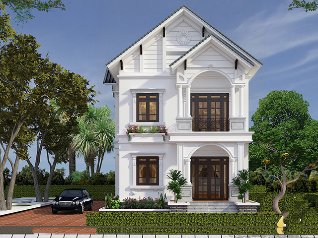 nhà phố tân cổ điển 2 tầng 2