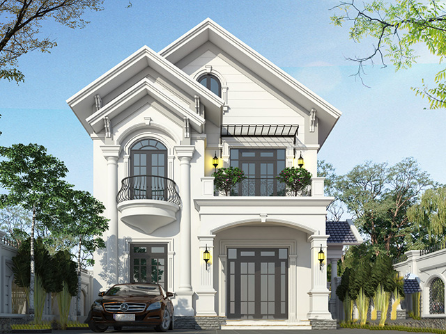 nhà phố tân cổ điển 2 tầng 4