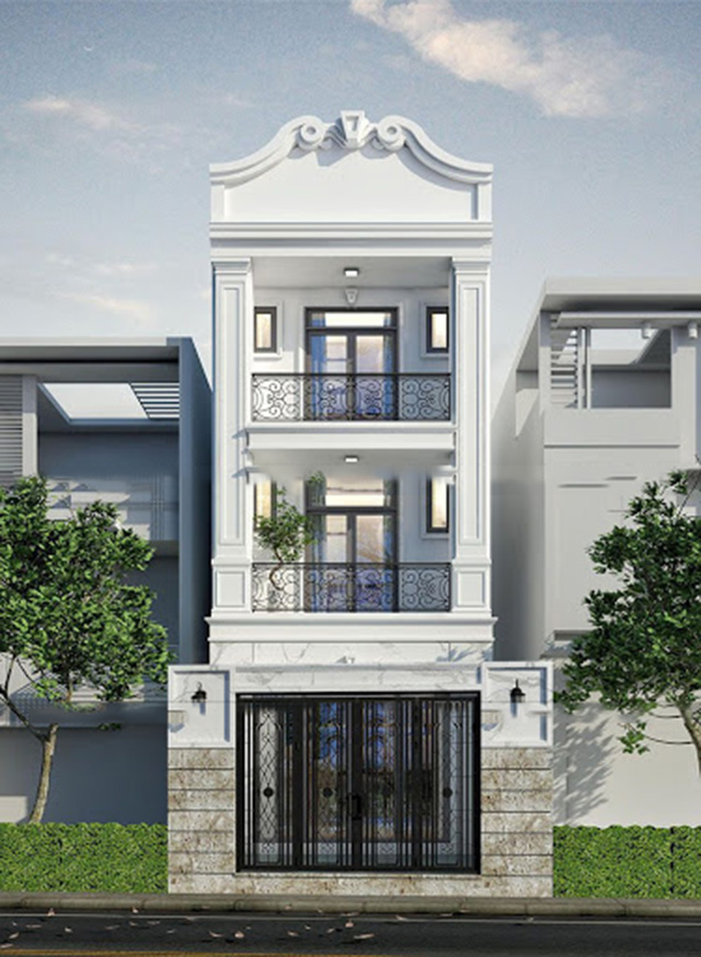 nhà phố tân cổ điển 3 tầng 2