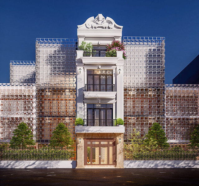 nhà phố tân cổ điển 4 tầng 2