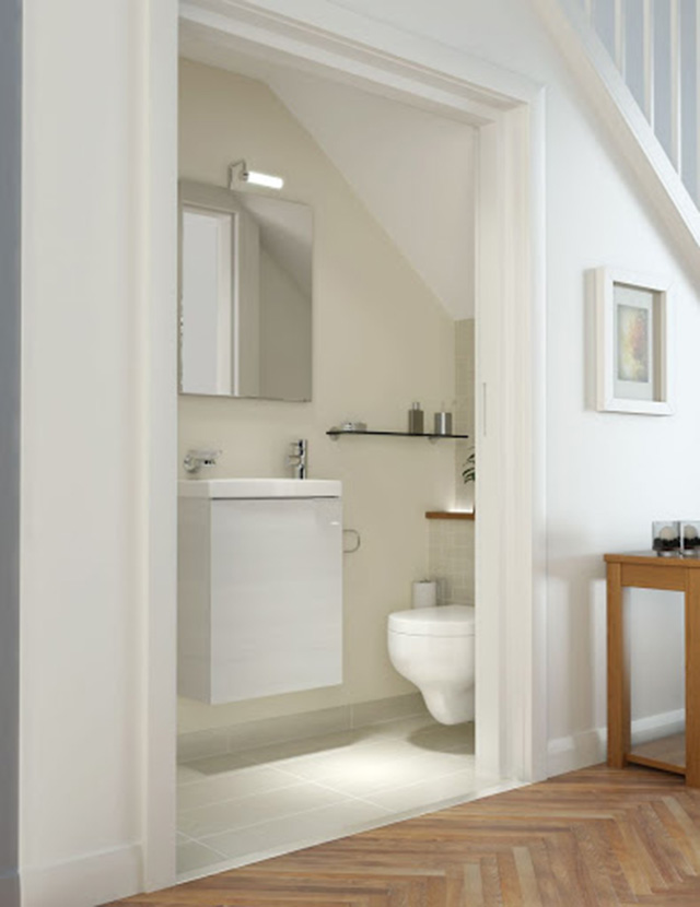 Cách bố trí nhà vệ sinh trong nhà ống 4