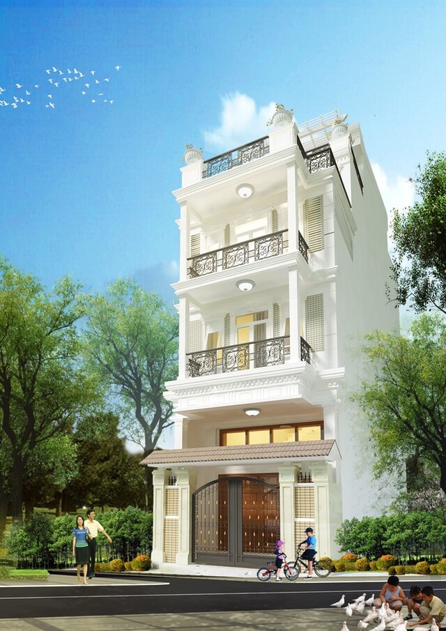 nhà phố bán cổ điển châu âu 1