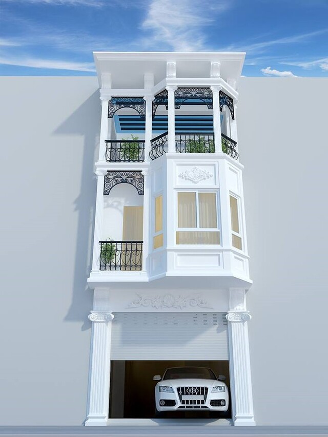 Nhà phố bán cổ điển hiện đại 2