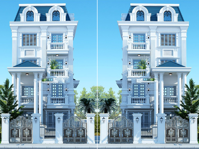 Nhà phố bán cổ điển hiện đại