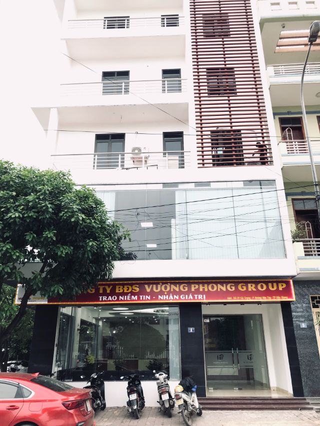mặt tiền của dự án