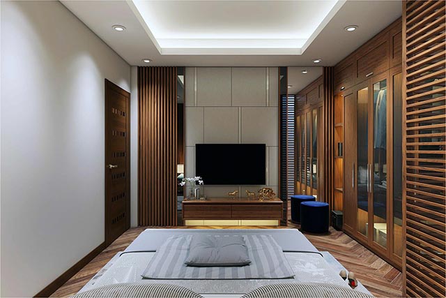 Cách chọn mua kệ tivi phòng ngủ đẹp