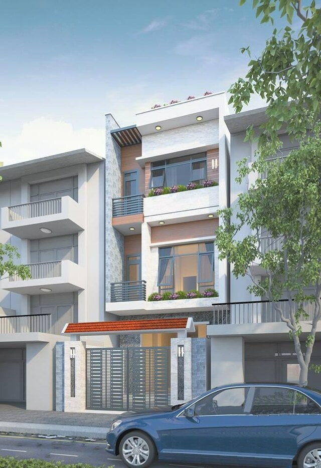 mẫu nhà ống 3 tầng mặt tiền 4m 3