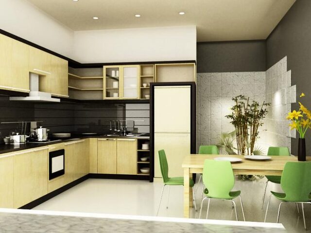 màu sắc phòng bếp cho tuổi Ất Mão