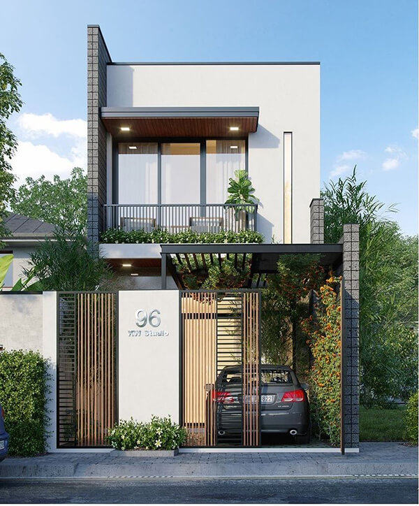 Phong cách nhà phố hiện đại