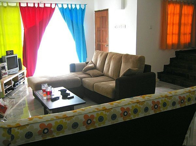 chọn rèm cửa theo màu sơn tường 5