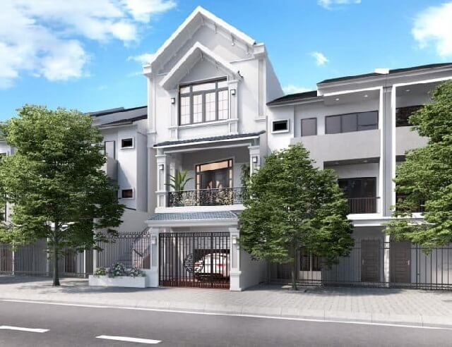 Mẫu thiết kế nhà ống 3 tầng rộng 6m mái Thái