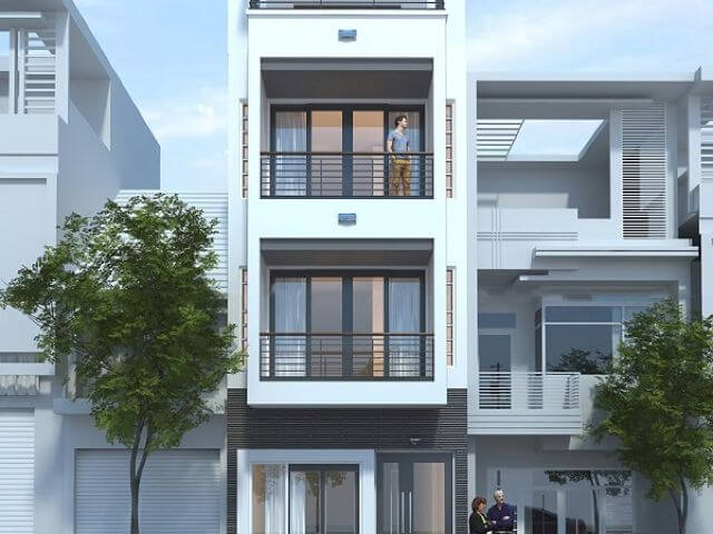 Mẫu thiết kế nhà phố 3 tầng mặt tiền 5m - S=5x14m