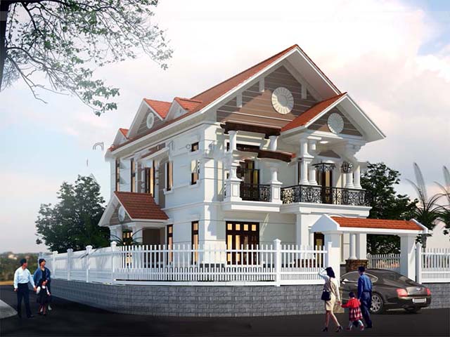 thiết kế nhà mặt tiền 9m 10