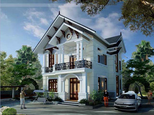 thiết kế nhà mặt tiền 9m 19