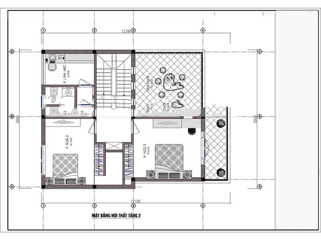 thiết kế nhà mặt tiền 9m 3