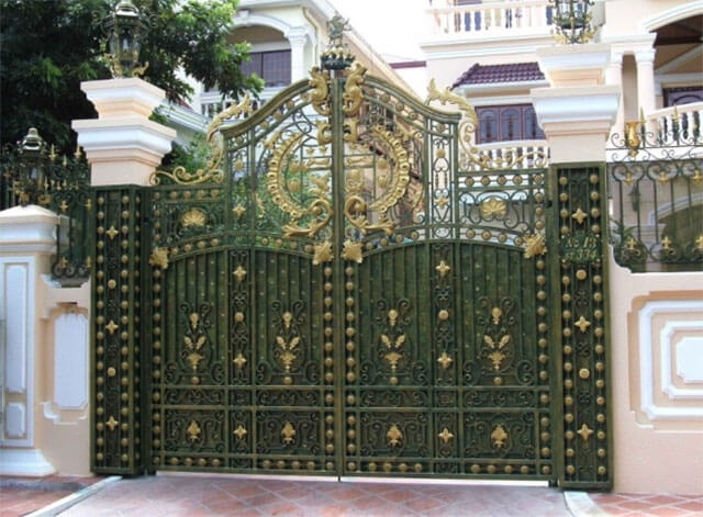 cổng nhà đẹp theo phong thủy 5