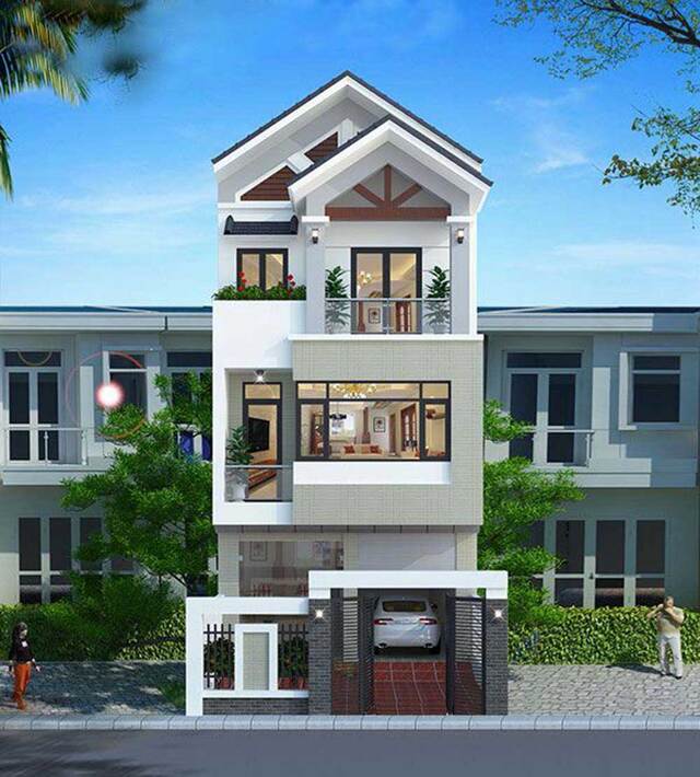 Nhà ống mặt tiền 6m