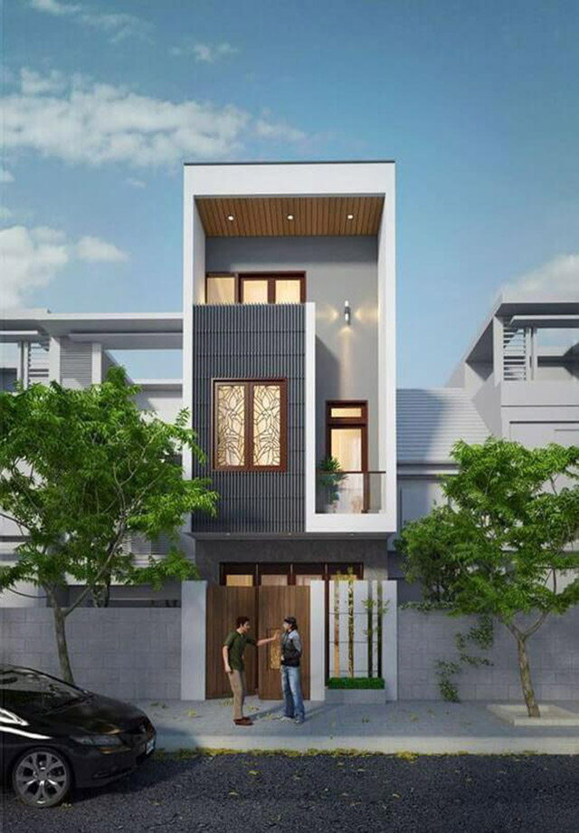 Hình ảnh mẫu nhà phố 3 tầng 4x16m 3