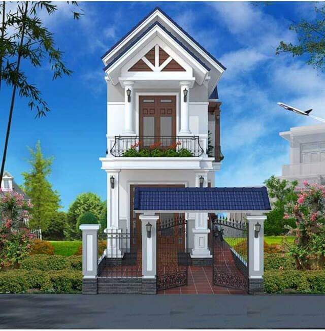 kiến trúc nhà 2 tầng 600 triệu đẹp 6