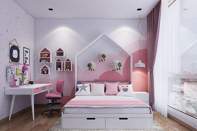 mẫu thiết kế nội thất phòng ngủ đẹp 12