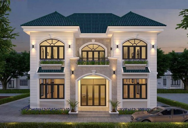 Thiết kế biệt thự tại Hà Giang mặt tiền 12m-1