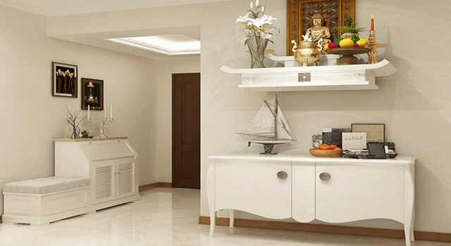Bàn thờ đơn giản tinh tế