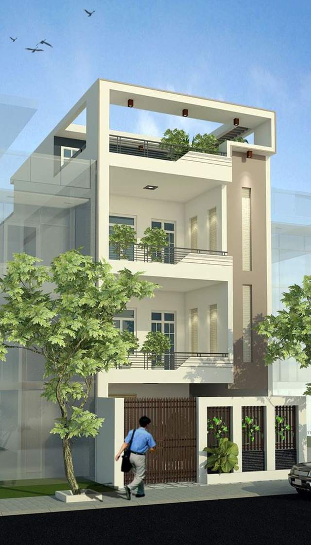mẫu nhà đẹp 2 tầng 5x15m 7