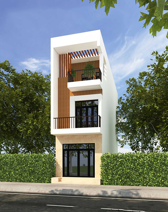mẫu nhà phố 4x10m 1