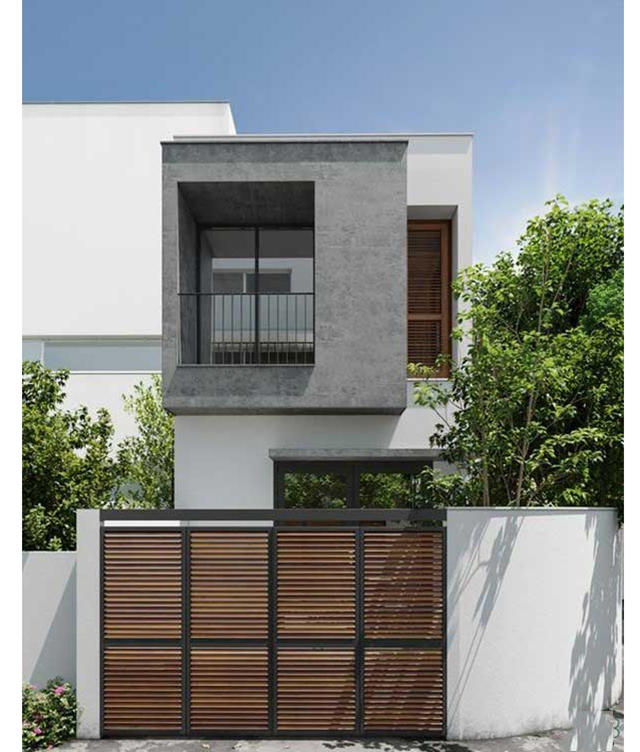 mẫu nhà phố 4x10m 3