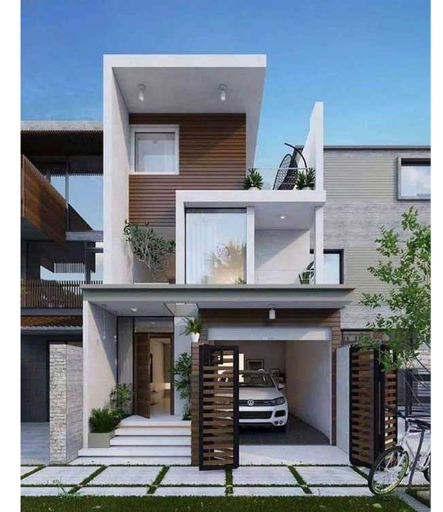 mẫu nhà phố 4x10m 7