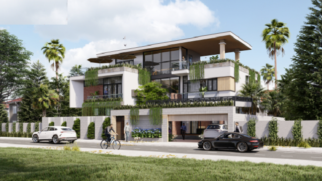 Mẫu thiết kế biệt thự 25x20-1