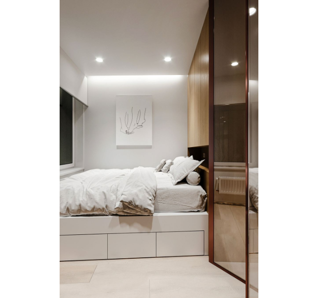 Cách bố trí phòng ngủ nhỏ 9m2 -2