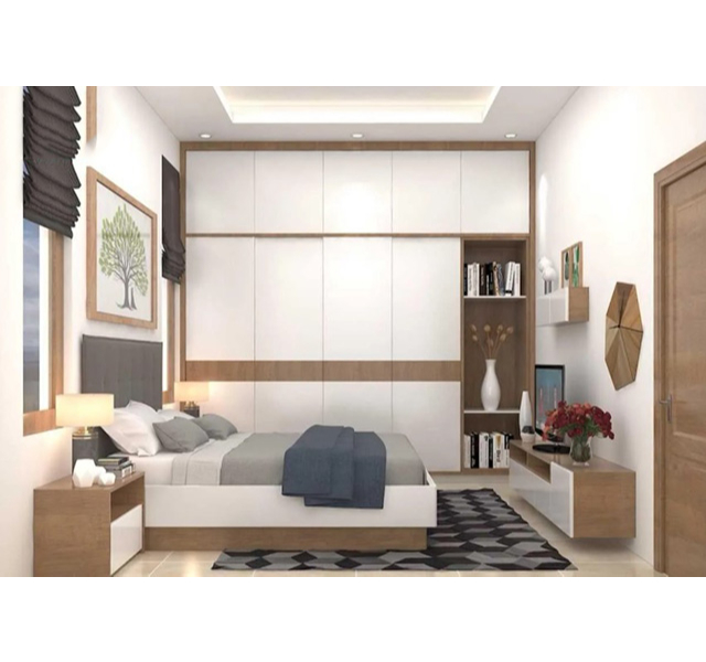 Mẫu bố trí phòng ngủ nhỏ 9m2 - 1