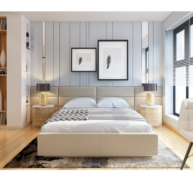 Mẫu bố trí phòng ngủ nhỏ 9m2 - 11