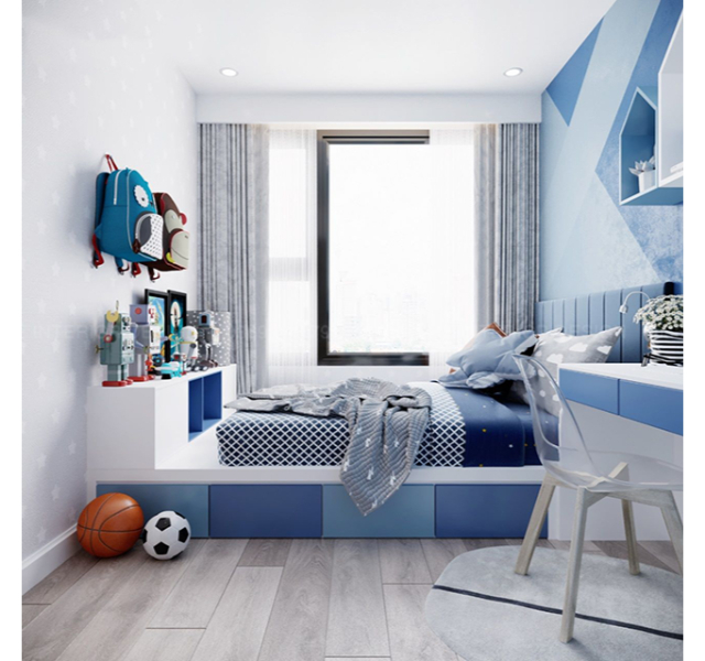 Mẫu bố trí phòng ngủ nhỏ 9m2 - 13