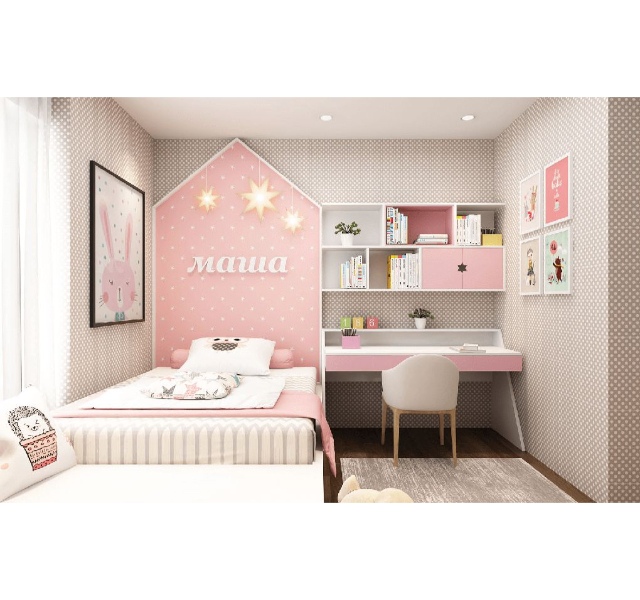 Mẫu bố trí phòng ngủ nhỏ 9m2 - 14