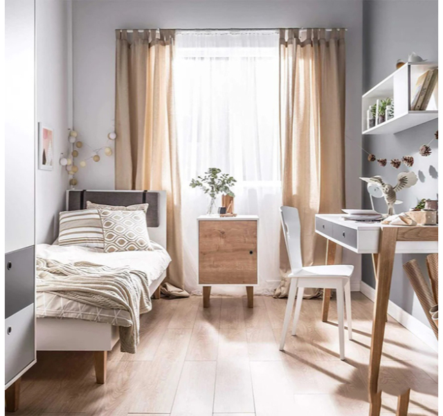 Mẫu bố trí phòng ngủ nhỏ 9m2 - 16