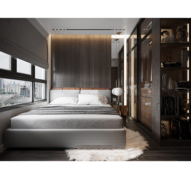 Mẫu bố trí phòng ngủ nhỏ 9m2 - 17