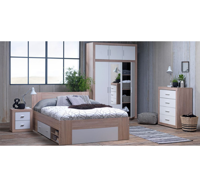 Mẫu bố trí phòng ngủ nhỏ 9m2 - 4