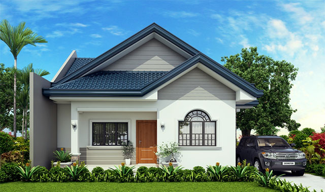 Thiết kế nhà vườn 1 tầng 2 phòng ngủ 1