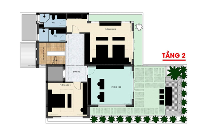 Thiết kế biệt thự tại Lào Cai phong cách hiện đại